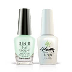 Light Mint Green Gel & Nail Lacquer Combo - SUN04 Beaming with Joy