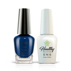Teal Blue Shimmer Gel & Nail Lacquer Combo - SUN22 Seas the Sparkle